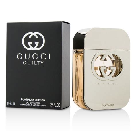 gucci guilty platinum edition 75ml|More.